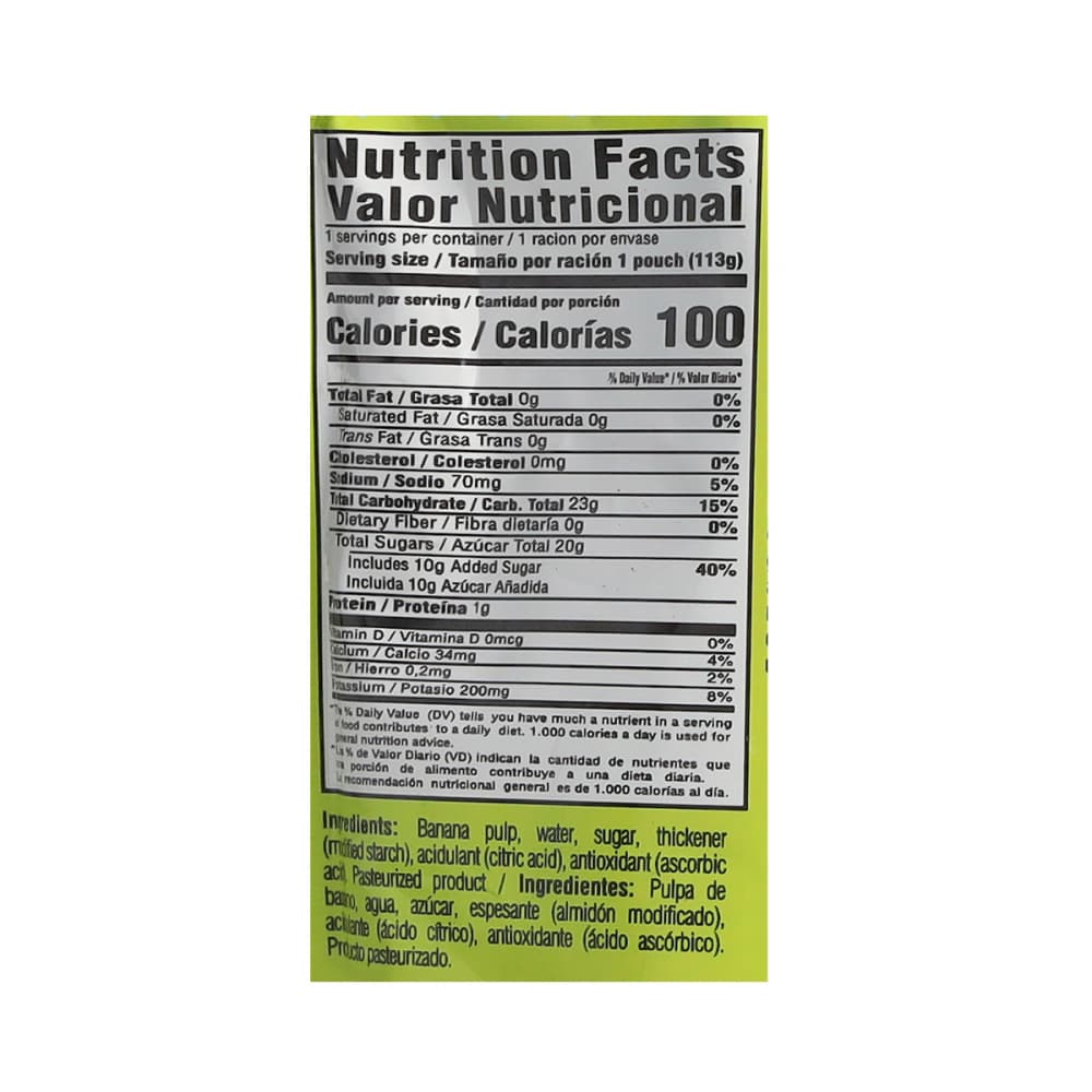 Compota sabor banano Baby Fruit (113 g / 4 oz) - Miniatura 3