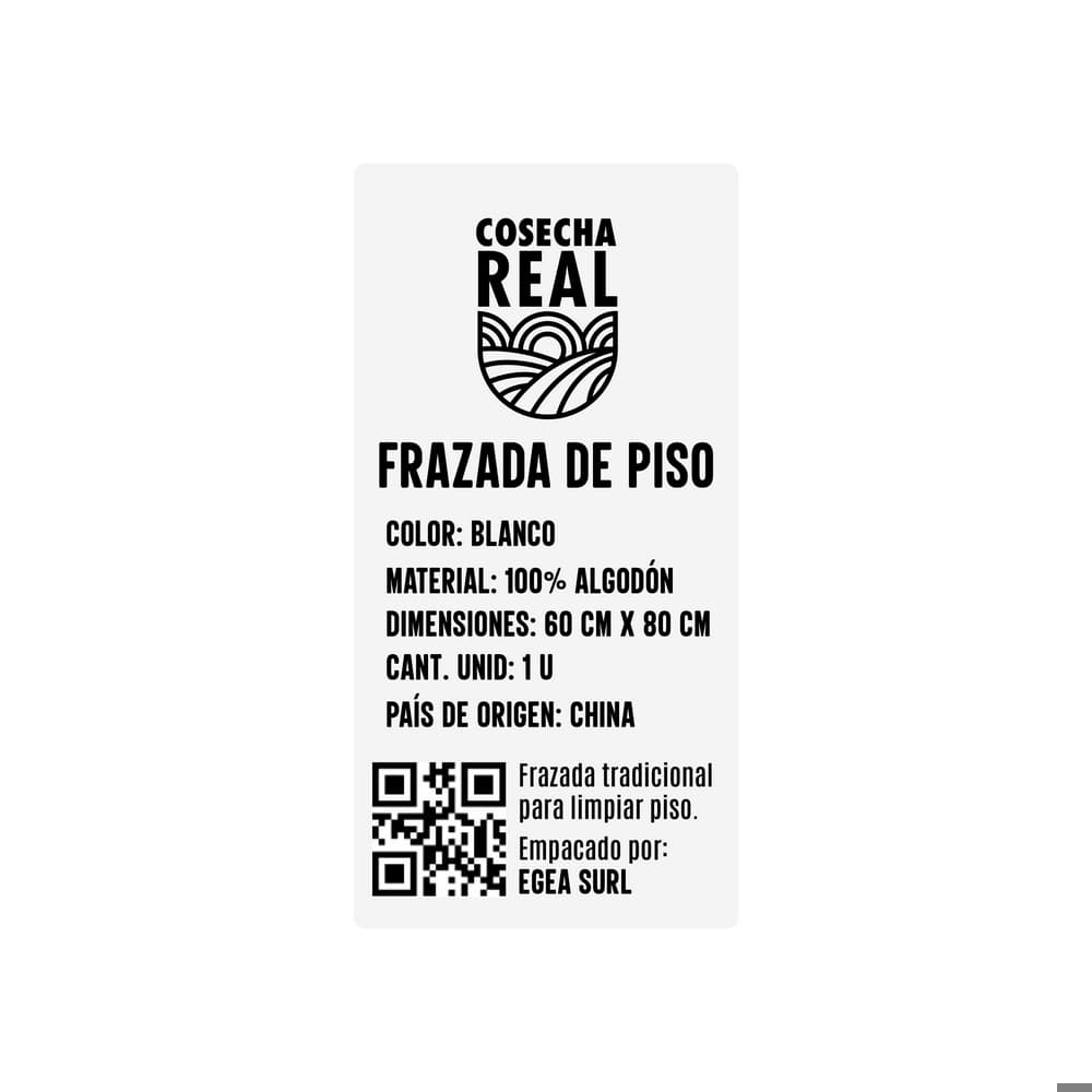 Frazada de piso 60 x 80 cm Cosecha Real (3 U) - Miniatura 3