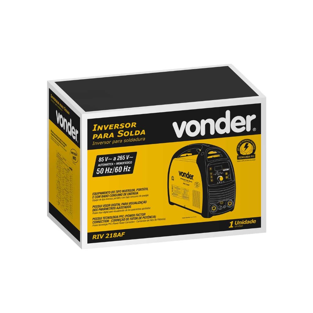 Inversor de soldadura Vonder RIV218FA - Miniatura 4