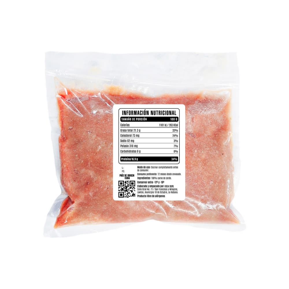 Picadillo de cerdo extrafino Cosecha Real (1 kg / 2.2 lb) - Miniatura 3