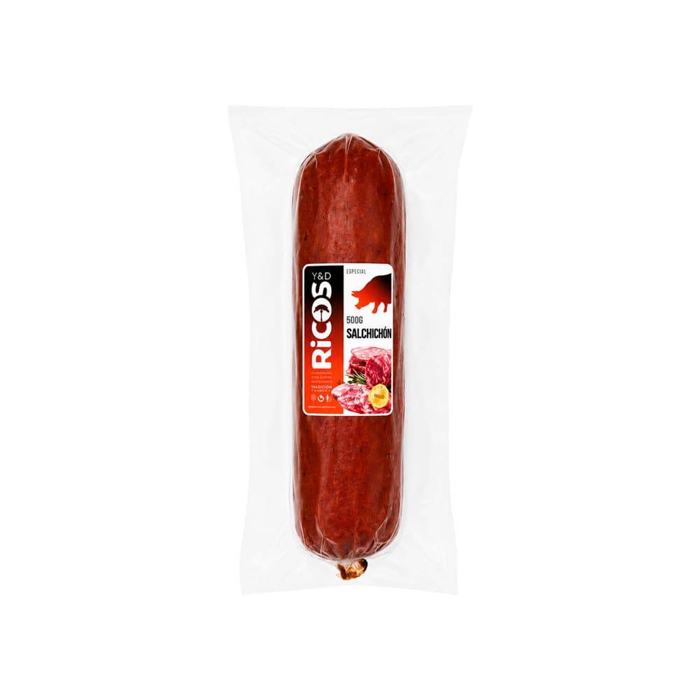 Salchichón especial tradicional Y&D (500 g / 1.1 lb) - Miniatura 1
