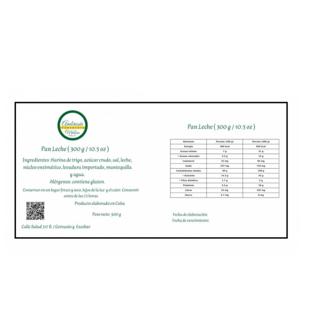 Pan Leche (300g / 10.5oz) - Miniatura 3