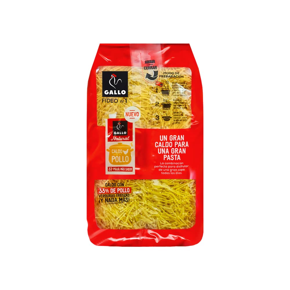 Fideos No. 1 Gallo (450 g / 15.87 oz) - Miniatura 2