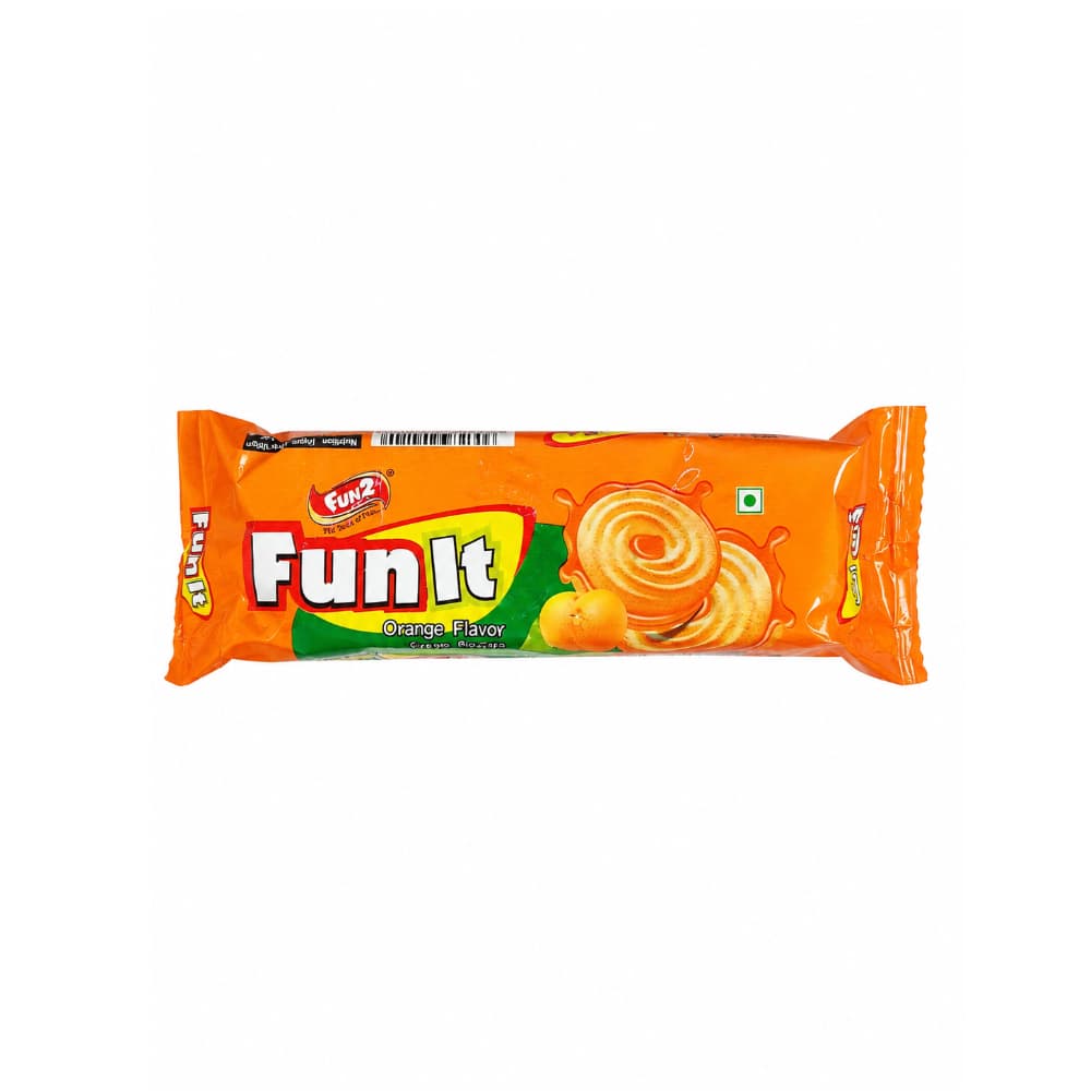 Galleta de crema con sabor a naranja Fun2 (36 g / 1.27 oz) - Miniatura 1
