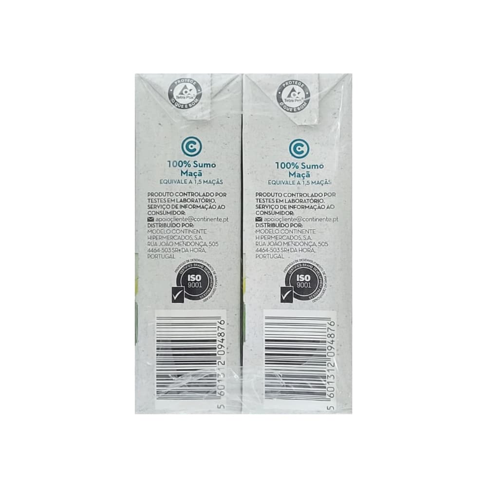 Zumo de Manzana 100% Continente (6 x 200 ml / 7.05 oz) - Miniatura 3