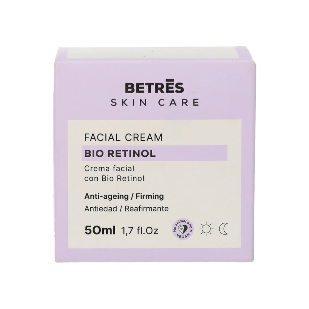 Crema facial con Bio Retinol Antiedad/Reafirmante BETRES (50 ml / 1.7 oz) - Miniatura 3