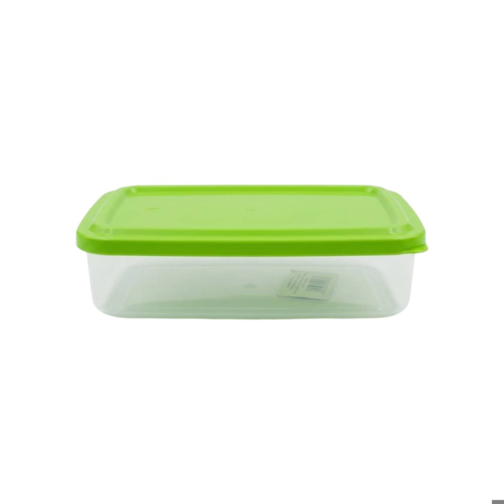 Fiambrera rectangular con tapa color verde 750 ml Casa y Menaje - Miniatura 1