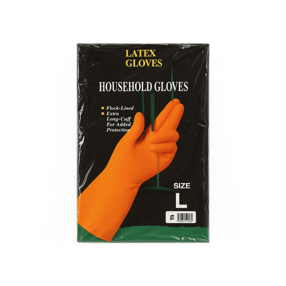 Guantes para el hogar de latex talla L - Imagen 1