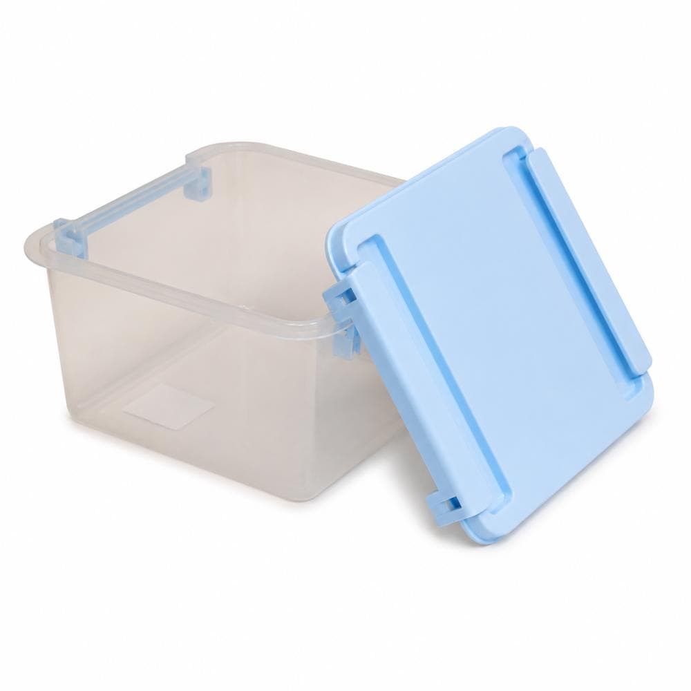 Fiambrera cuadrada de plastico color azul 2 L Casa y Menaje - Miniatura 1