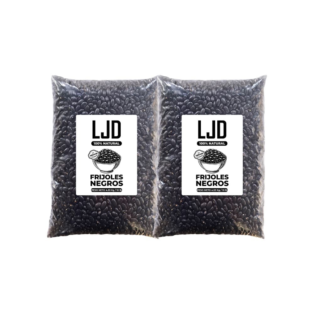 Frijoles negros LJD (2 x 4.53 kg / 10 lb) - Imagen 1