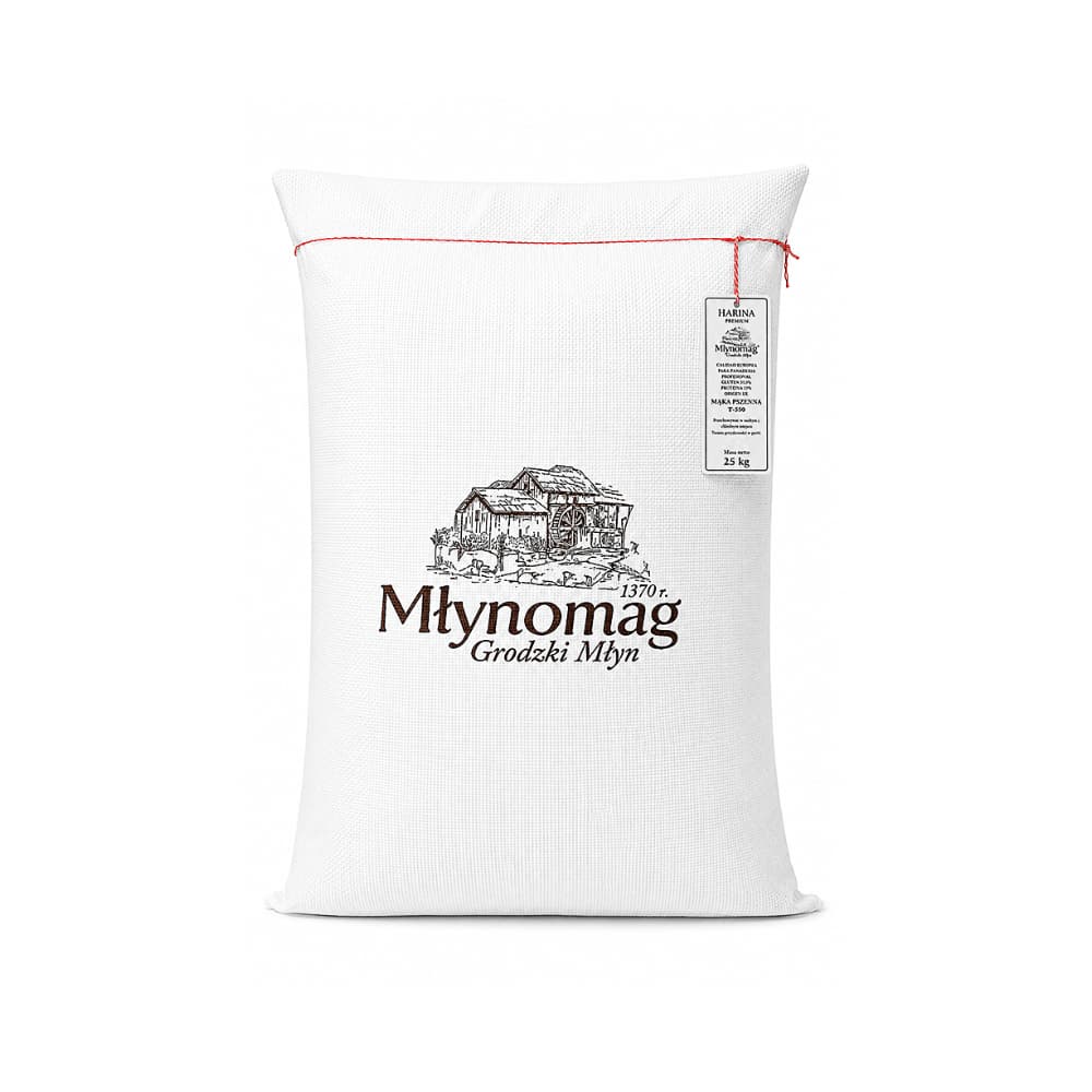 Harina de trigo premium Mlynomag (25 kg / 55.11 lb) - Miniatura 1