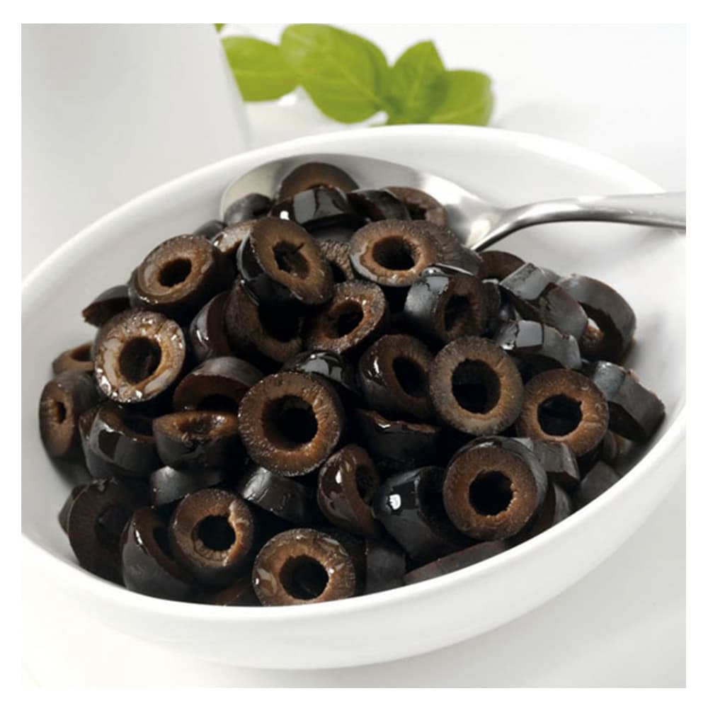 Aceitunas negras en rodajas Burcu (580 g / 1.27 lb) - Miniatura 4
