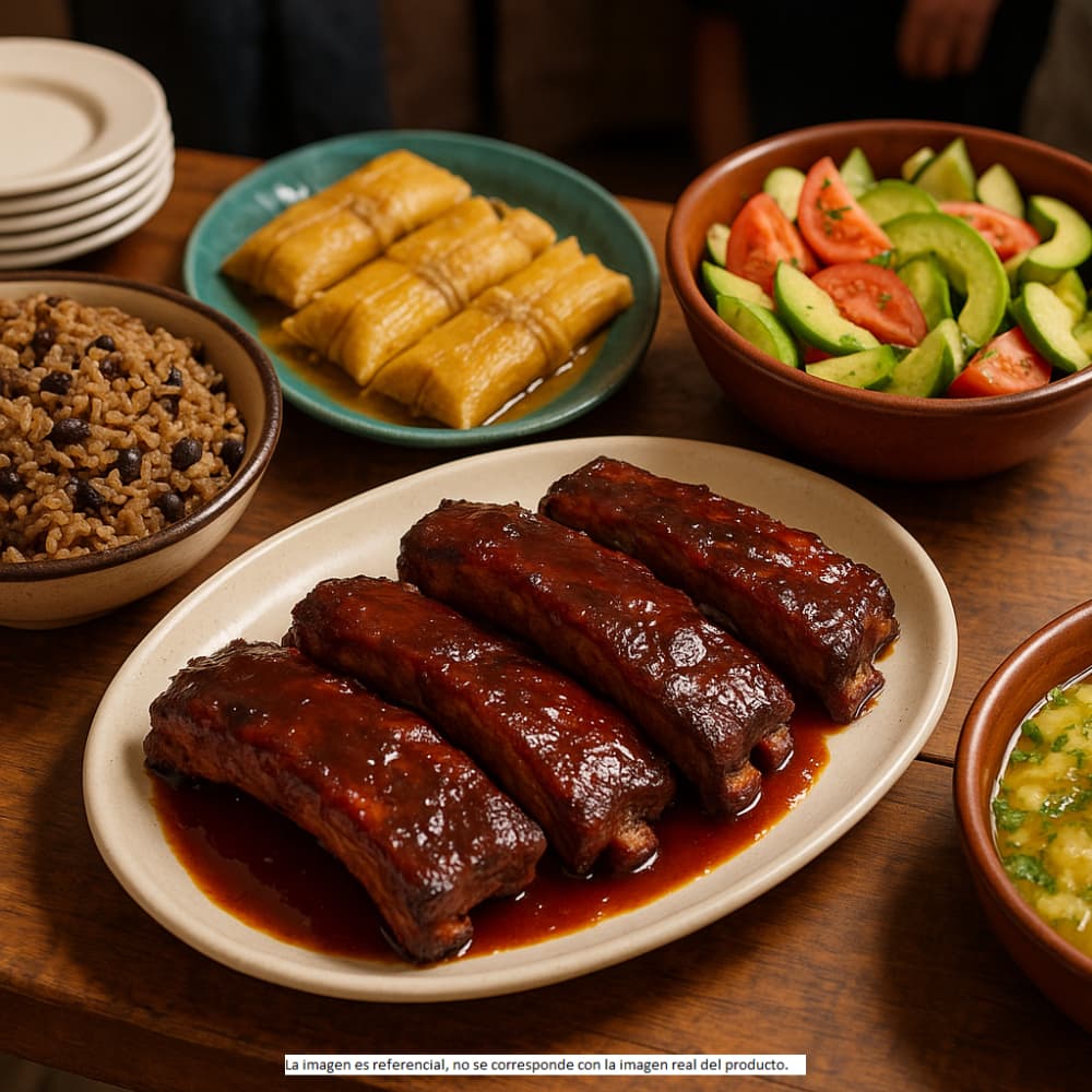 Costillas de cerdo a la barbacoa Tucocinita24 (4 comensales) - Miniatura 4