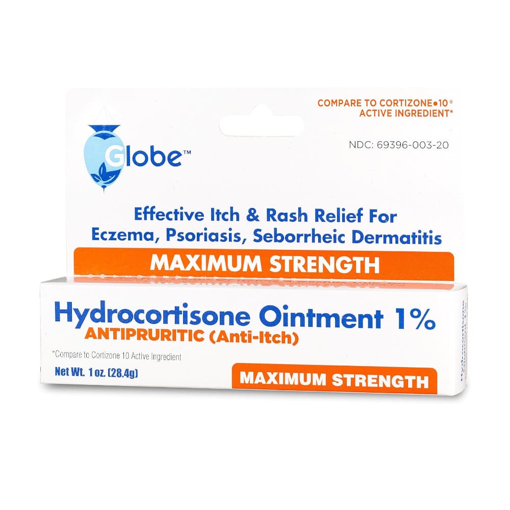 Hidrocortisona en crema 1% Globe (28.4 g / 1 oz) - Miniatura 2