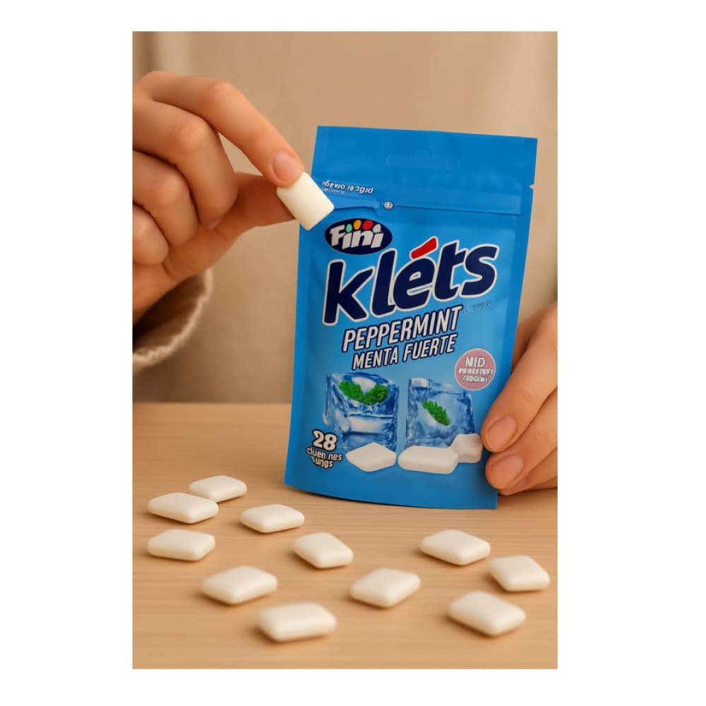 Goma de mascar-chicle- sin azúcar sabor a menta Fini (39 g / 1.37 oz) - Miniatura 4