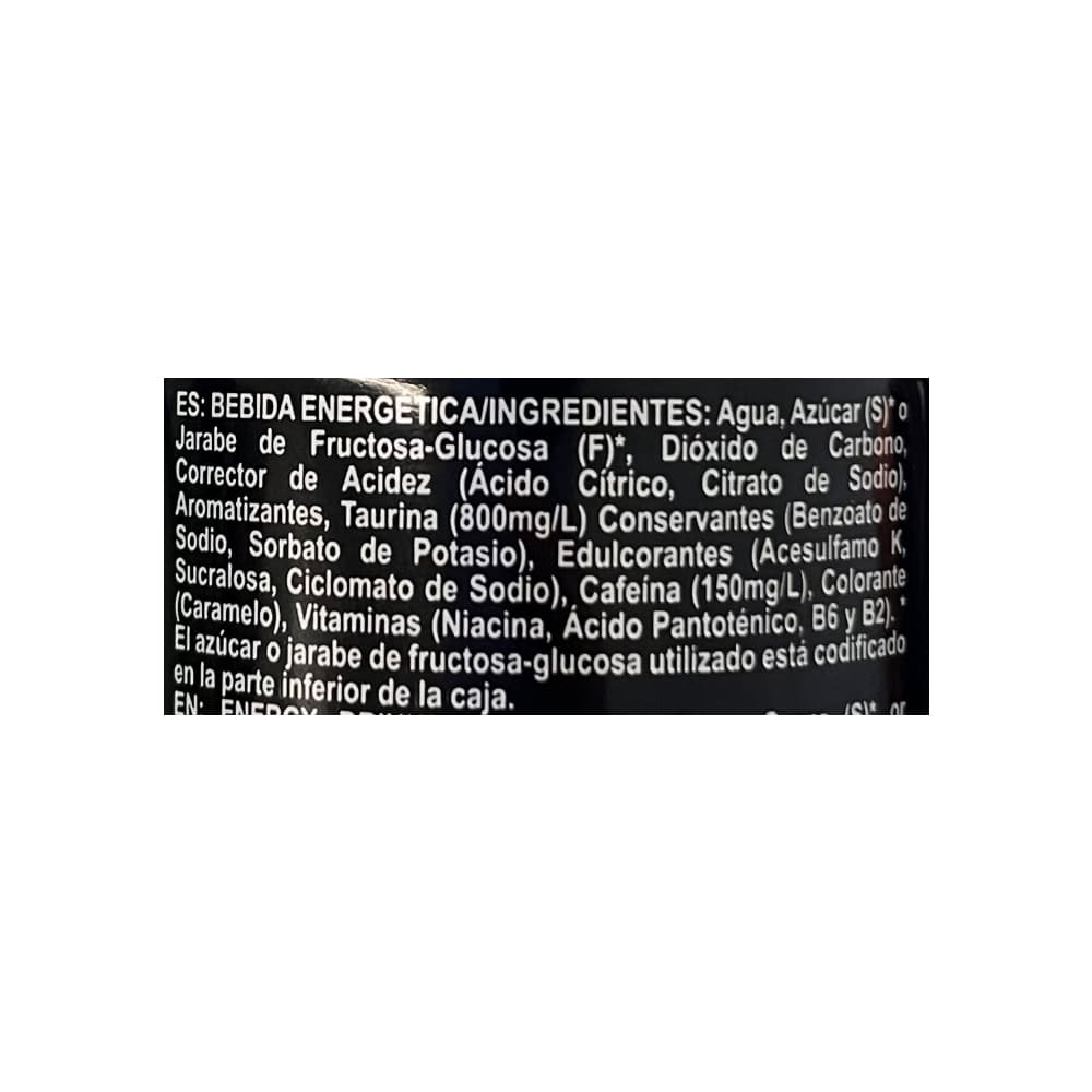 Bebida energizante Triple YYY (250 ml / 8.8 fl oz) - Miniatura 4
