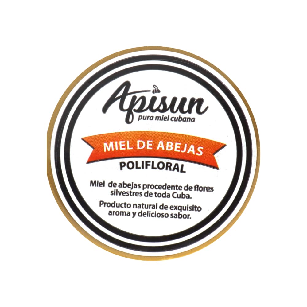 Miel de abejas polifloral 100% natural Apisun (500 g / 1.1 lb) - Miniatura 2