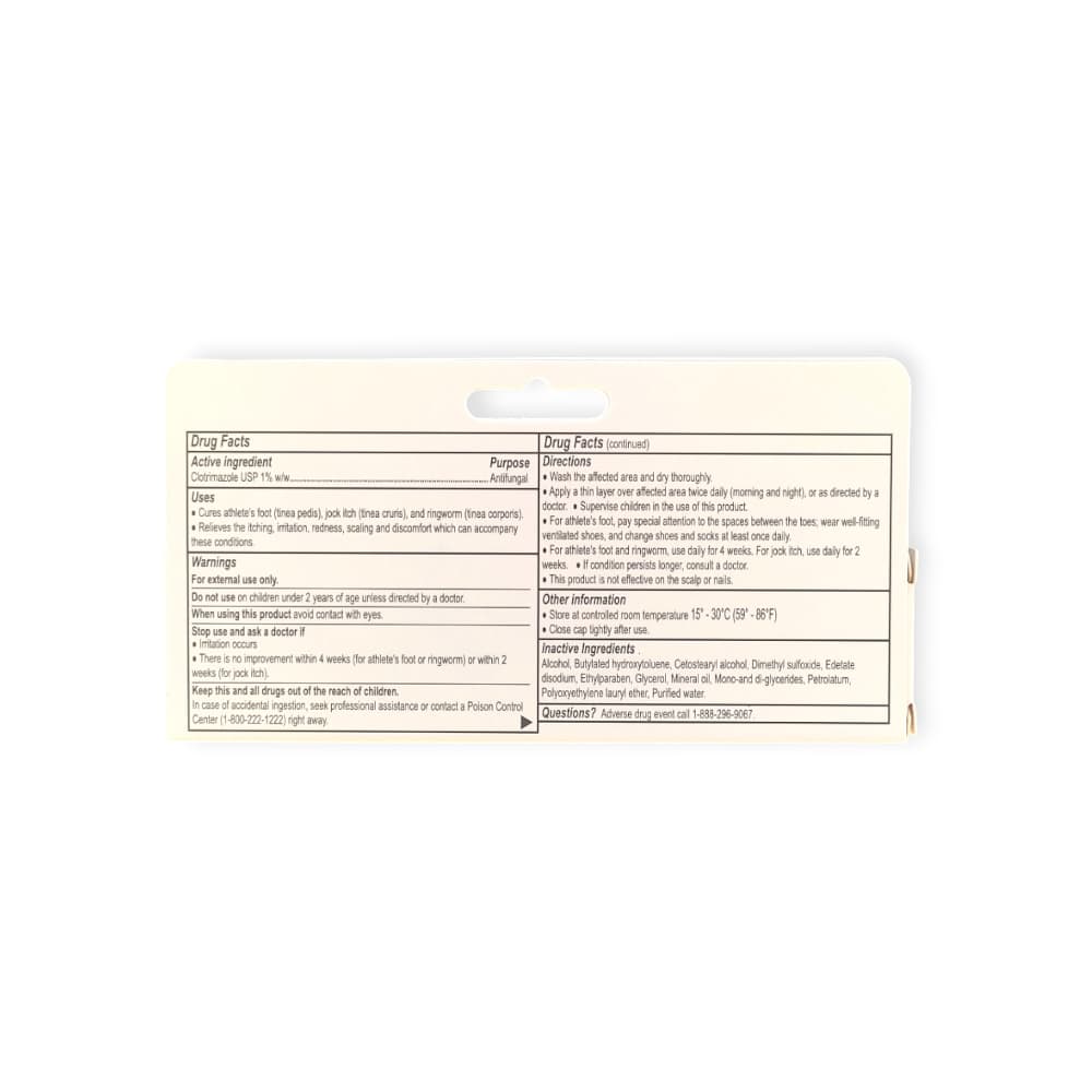 Clotrimazol 1% crema antifúngica Rugby (14.17 g / 0.5 oz) - Miniatura 2