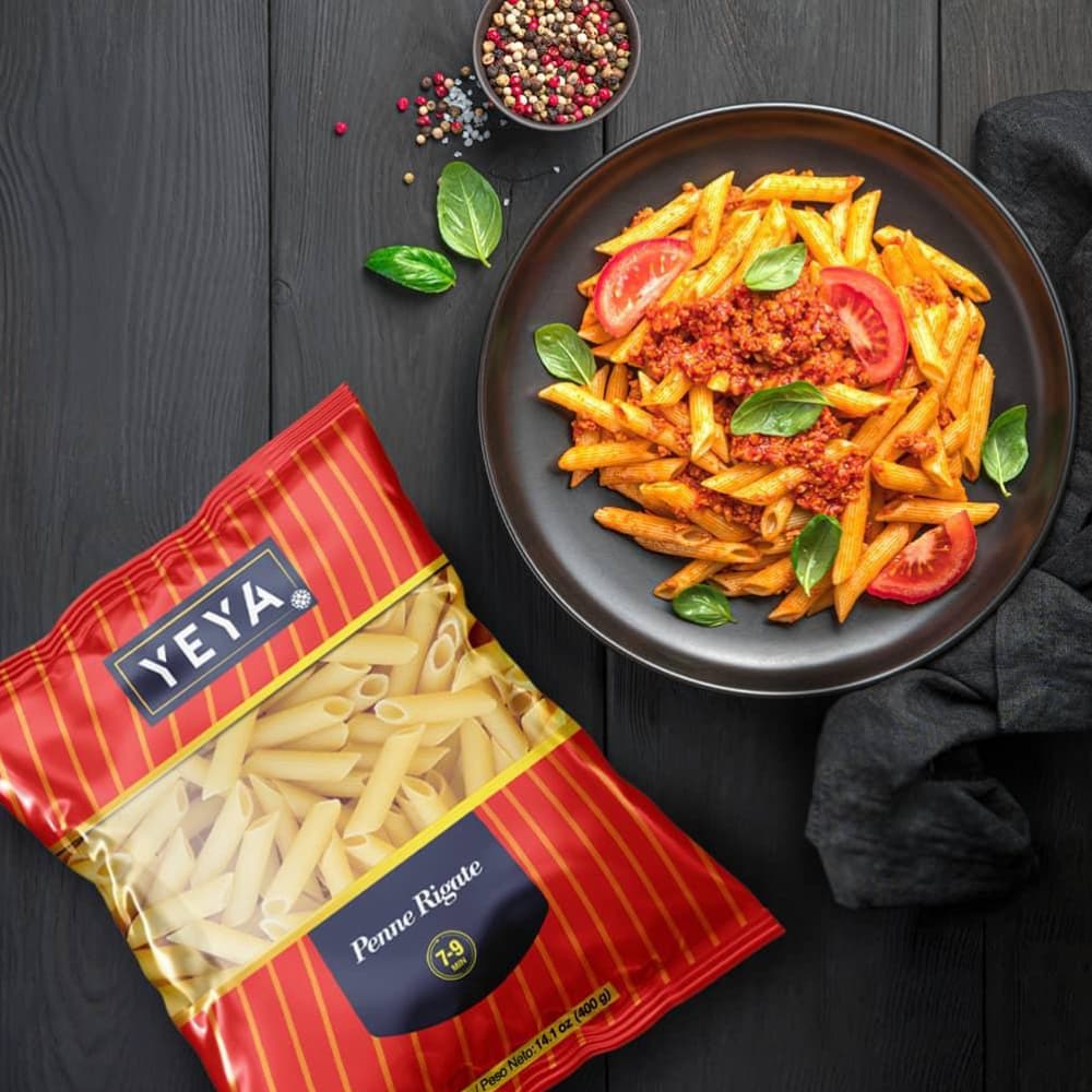 Pasta penne Yeya (6 x 400 g / 14.11 oz) - Miniatura 4