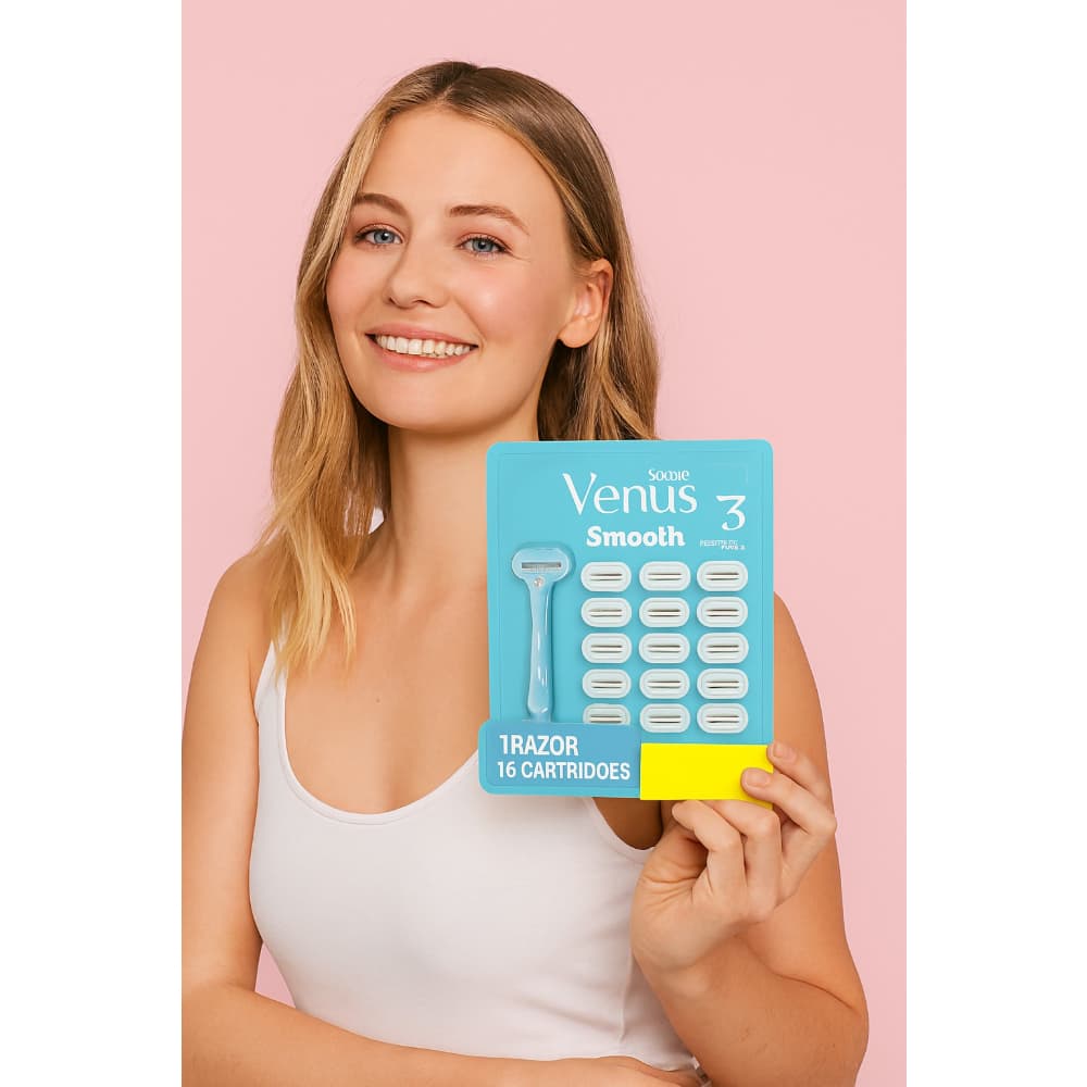 Maquinilla de afeitar para mujer y 16 hojas de repuesto Gillette - Miniatura 3