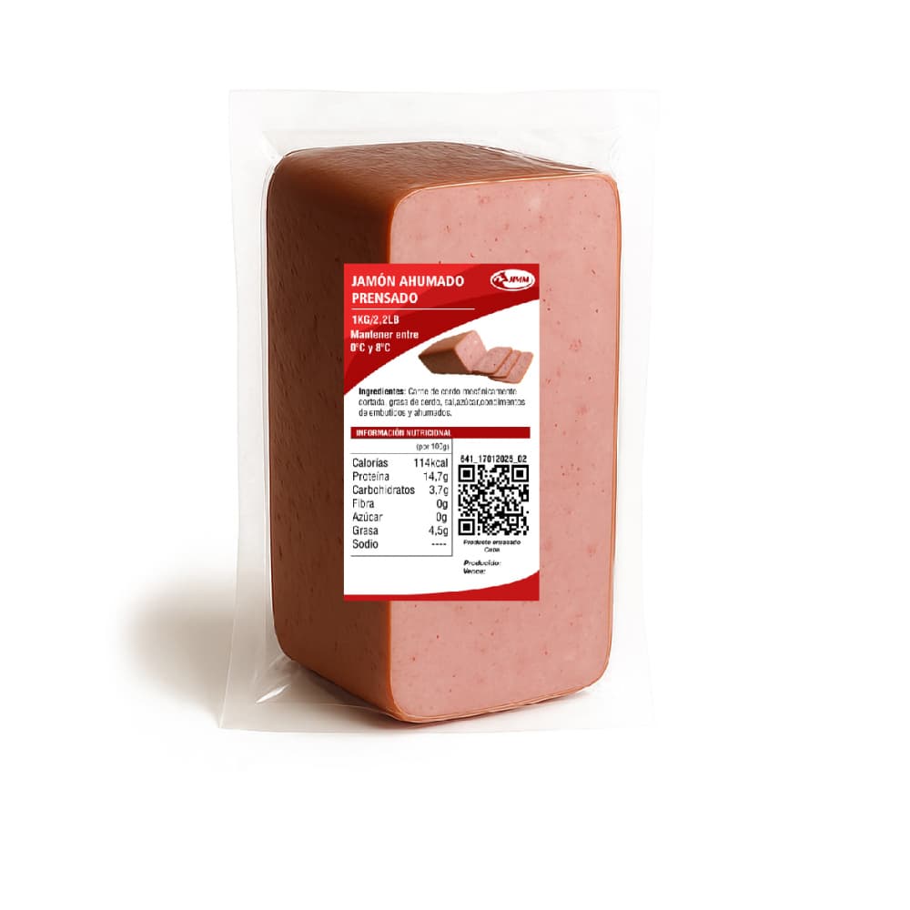 Jamón ahumado prensado Jimm (1 kg / 2.2 lb) - Imagen 1