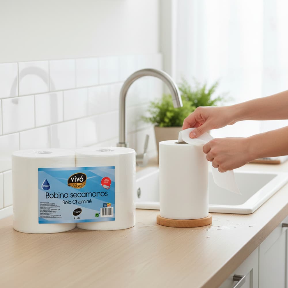 Bobina secamanos Vivo Chef 150 m - Miniatura 4