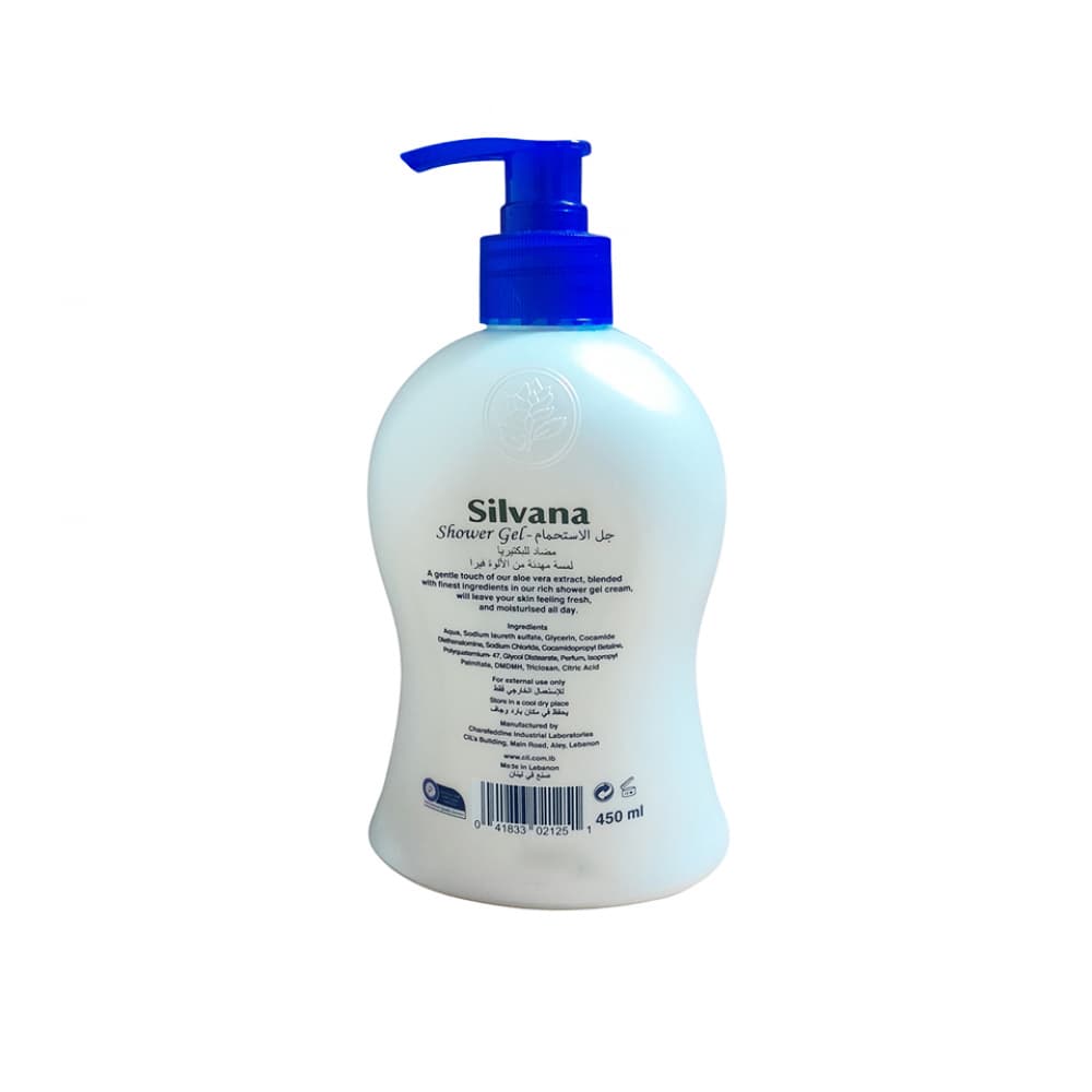 Gel de baño y manos con aloe de vera Silvana (450 ml) - Miniatura 2