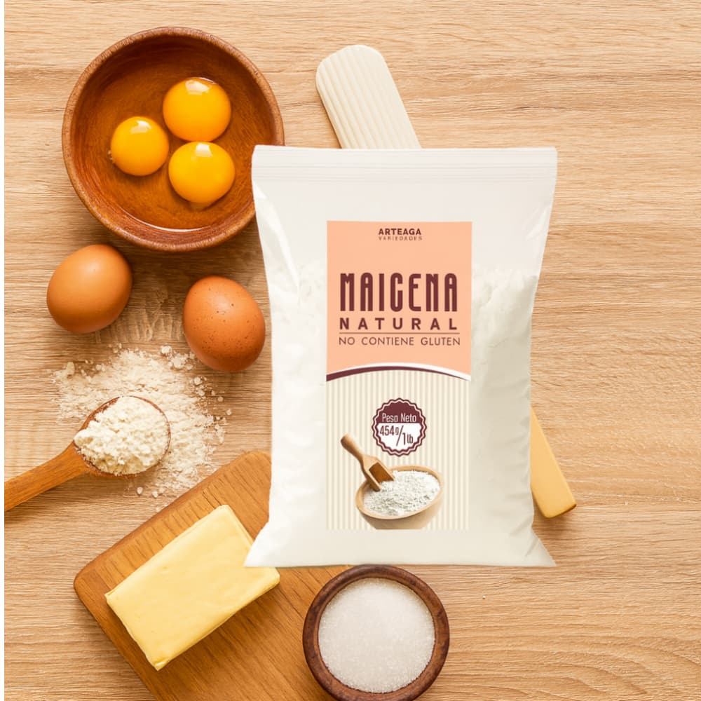 Maicena natural Arteaga Variedades (454 g / 1 lb) - Miniatura 4