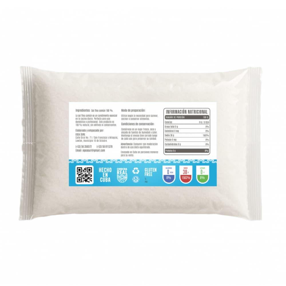 Sal fina común Cosecha Real (4 x 1 kg / 2.2 lb) - Miniatura 3