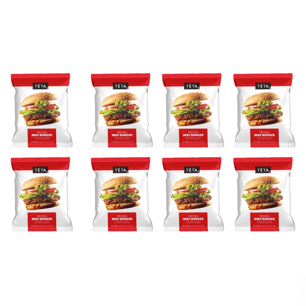 Hamburguesa de carne de res Yeya (8 x 80 g / 2.8 oz) - Imagen 1