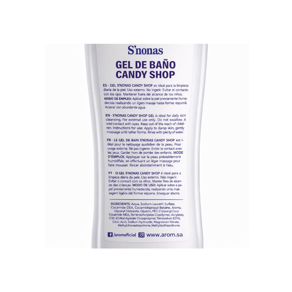 Gel de baño Candy Shop S'nonas (750 ml) - Miniatura 3