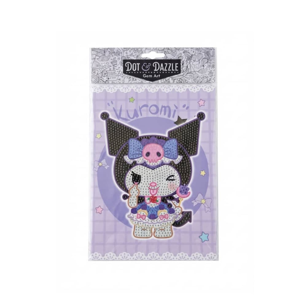 Juego didáctico de arte con diamantes con diseño de Kuromi Dot & Sazzle - Miniatura 2
