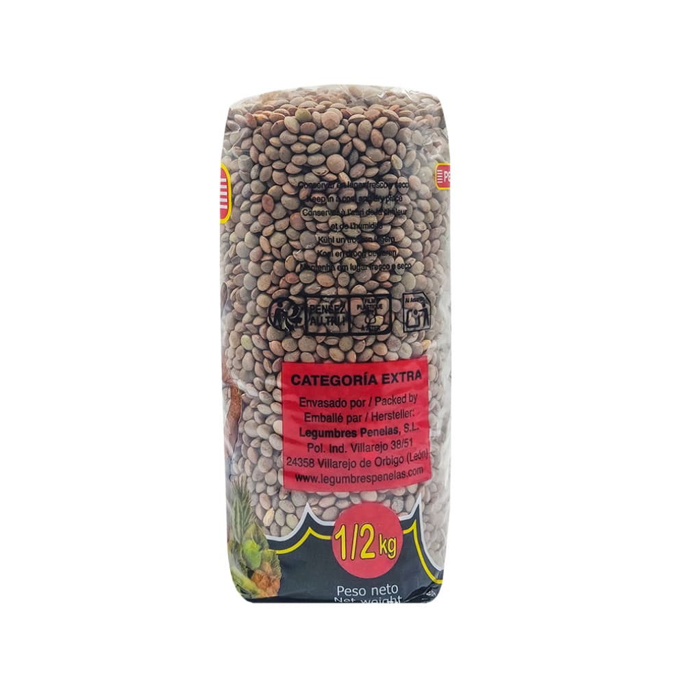 Lenteja pardina Penelas (500 g / 1.10 lb) - Miniatura 2