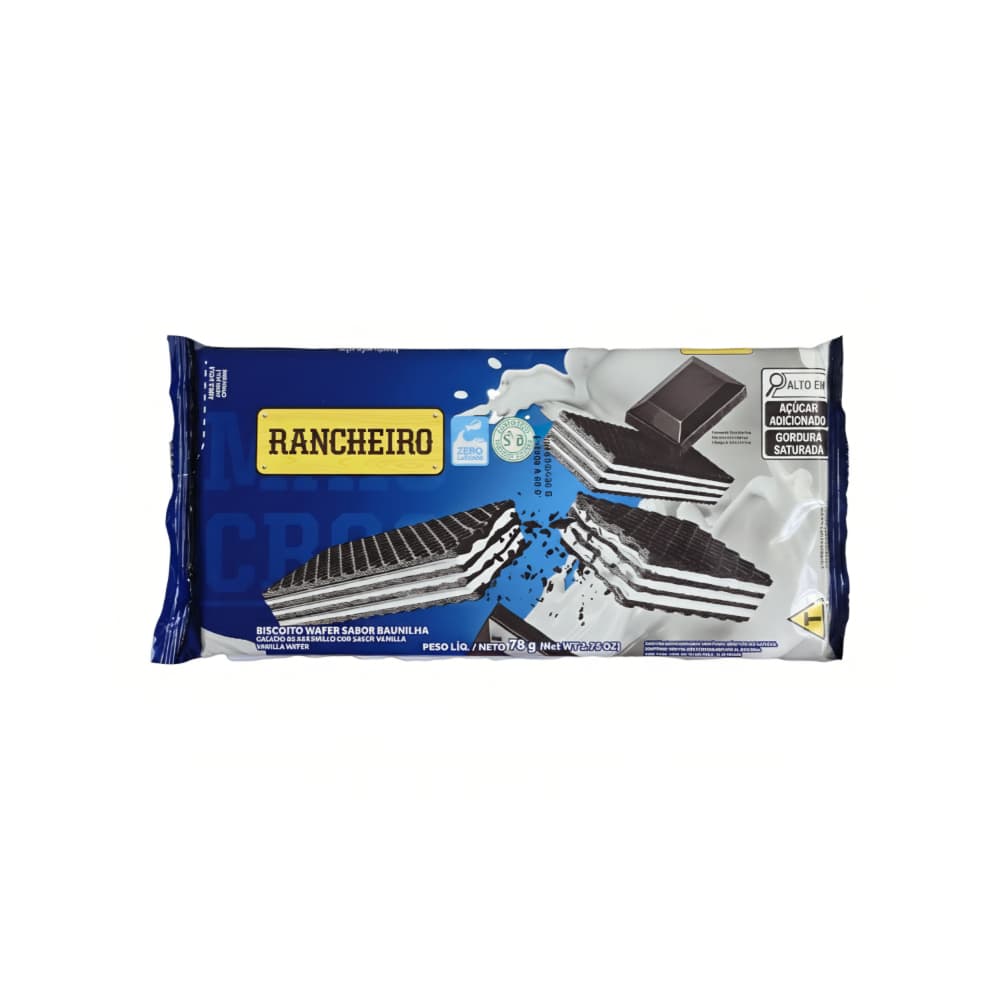 Sorbeto sabor chocolate con crema sabor vainilla Rancheiro (78 g / 2.75 oz) - Imagen 1