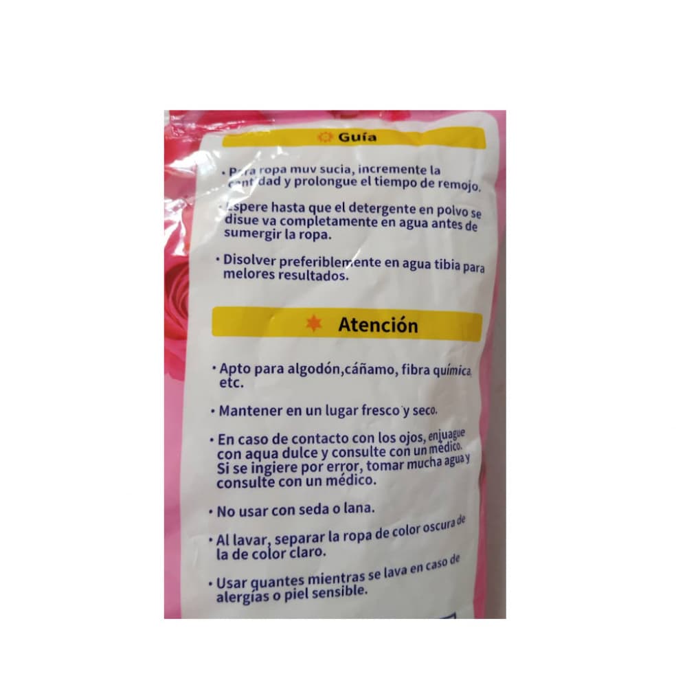 Detergente en polvo Sunny Petalos (1 kg / 2.2 lb) - Miniatura 2