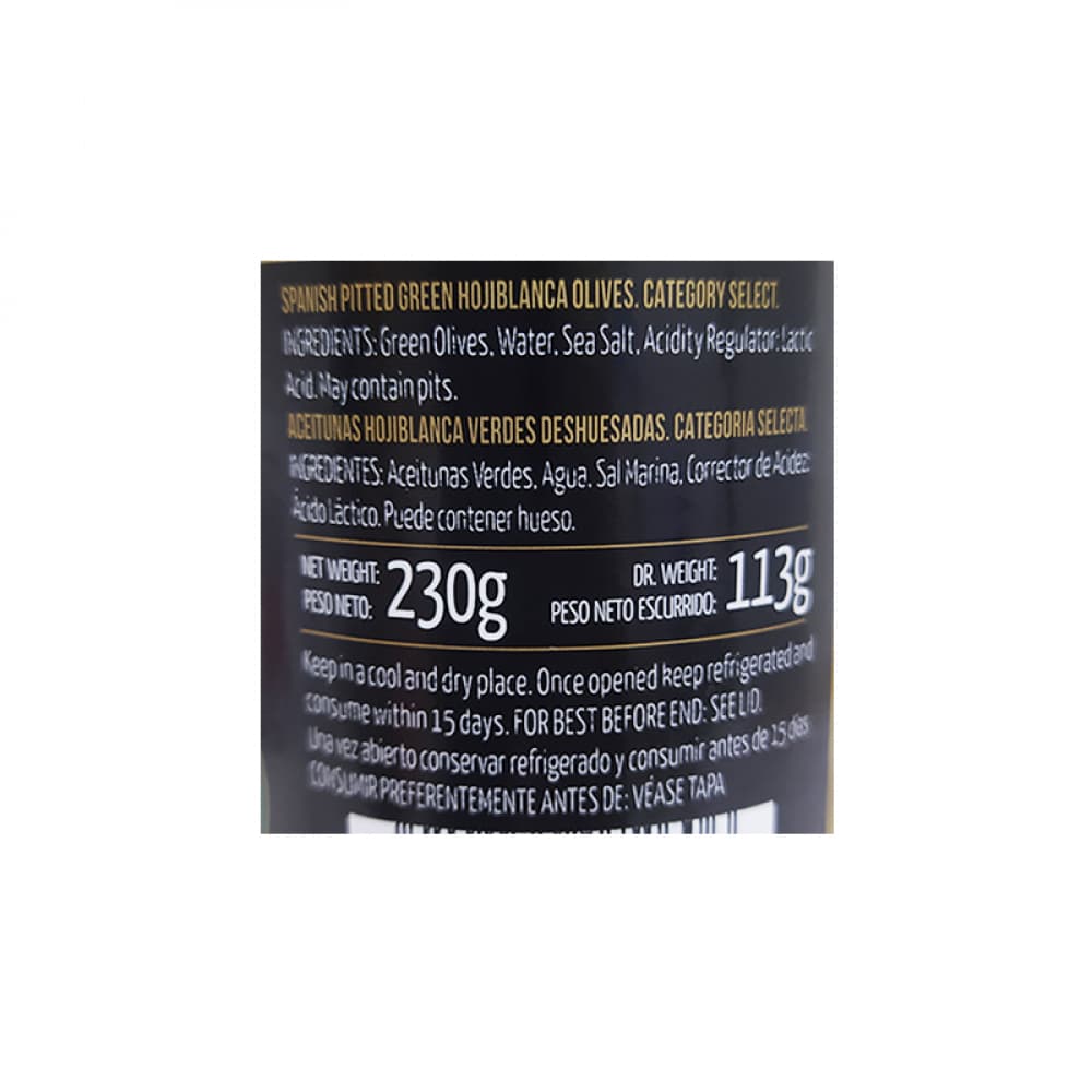 Aceitunas verdes sin hueso Fragata (230 g / 8.11 oz) - Miniatura 4