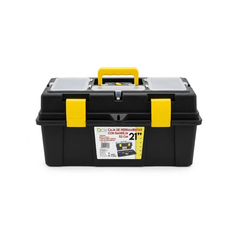 Caja de herramientas de plástico con bandeja 21" Casa y Menaje - Miniatura 1
