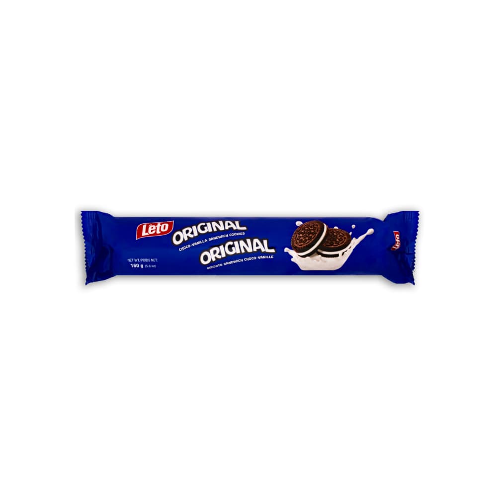 Galletas sándwich original de chocolate y vainilla Leto (160 g / 5.6 oz) - Miniatura 1