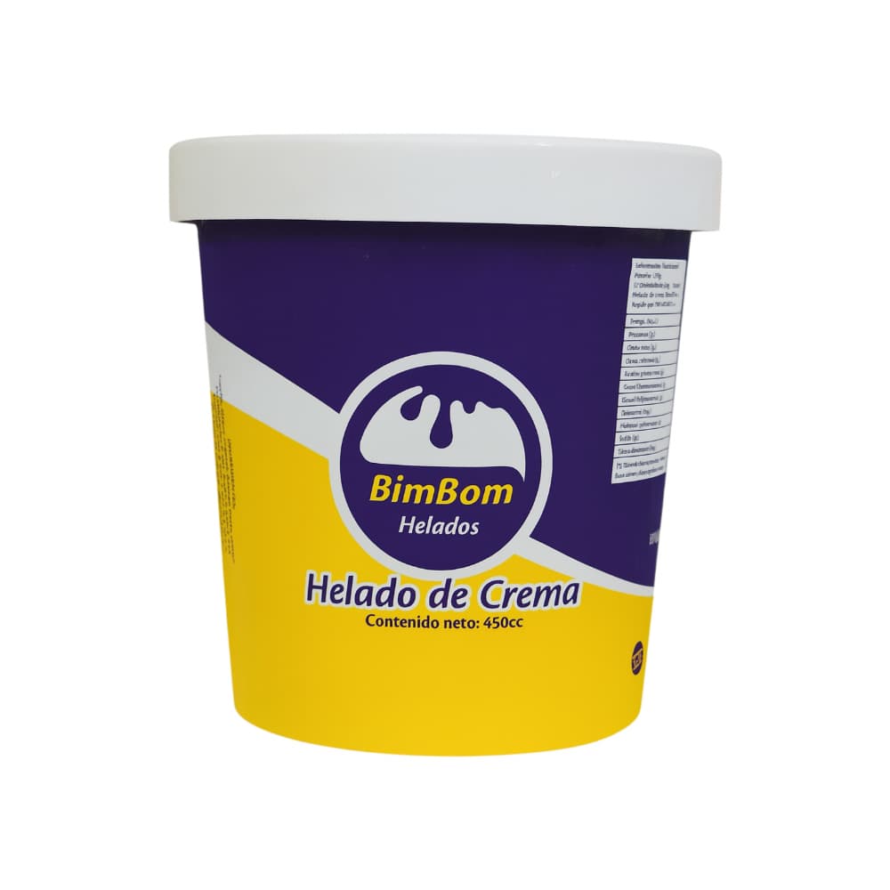 Helado de crema sabor naranja piña Bim Bom (450 ml) - Imagen 1