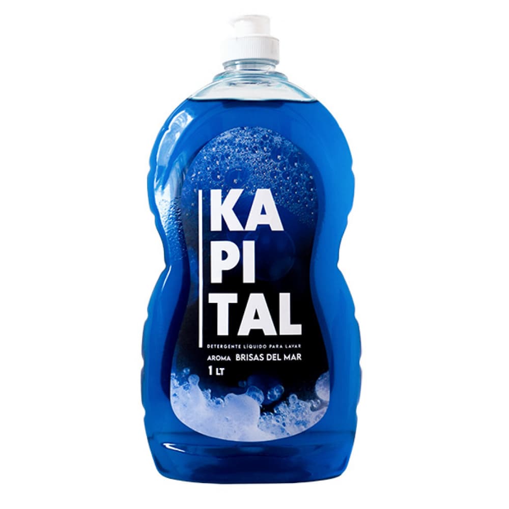 Detergente líquido para lavar con aroma a brisas del mar Kapital (1 L) - Imagen 1