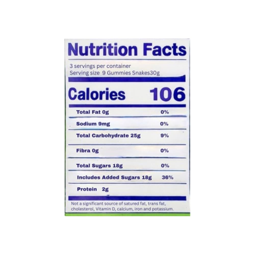 Gomitas de culebritas Guandy (100 g / 3.50 oz) - Miniatura 4
