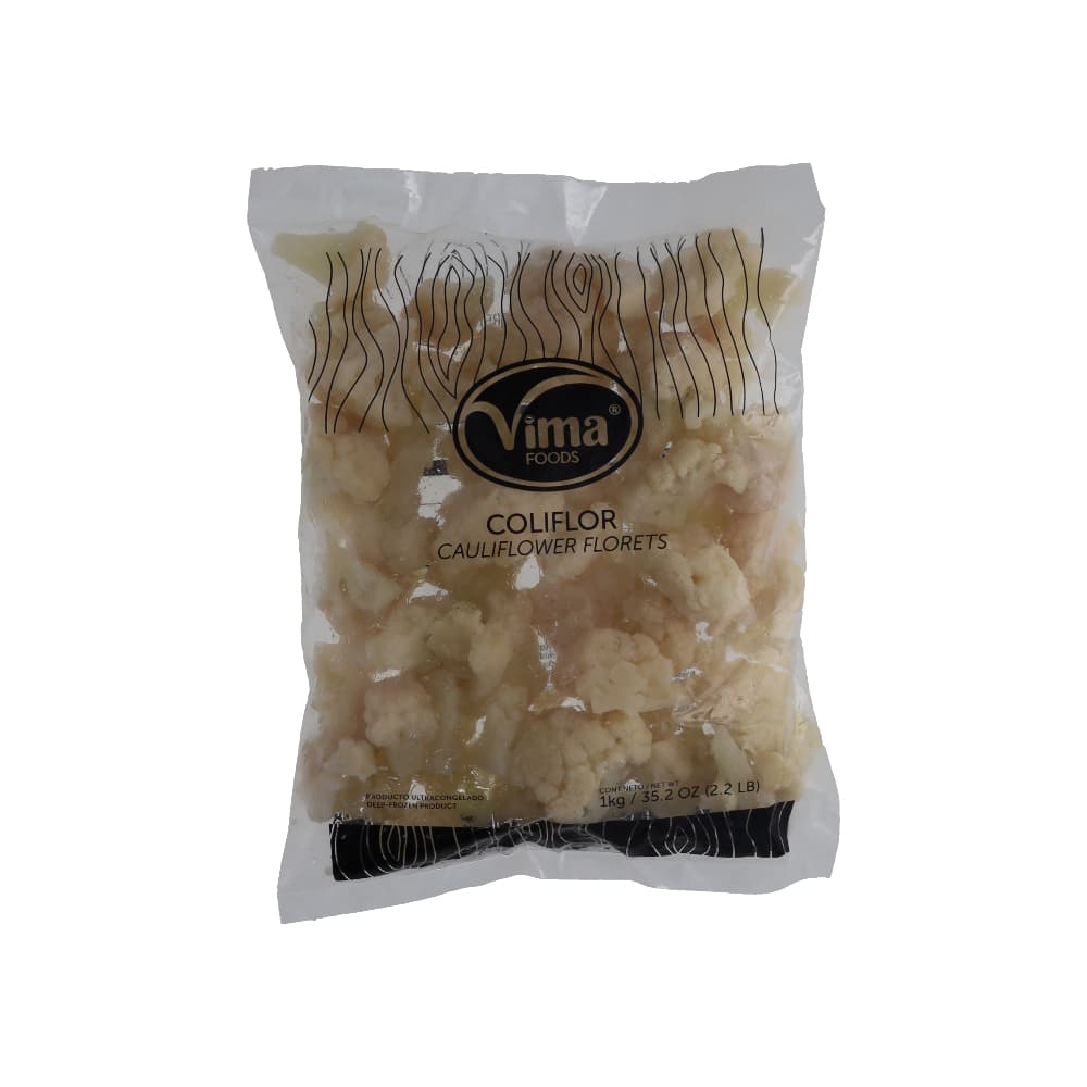 Coliflor Vima Foods (1 kg / 2.2 lb) - Imagen 1