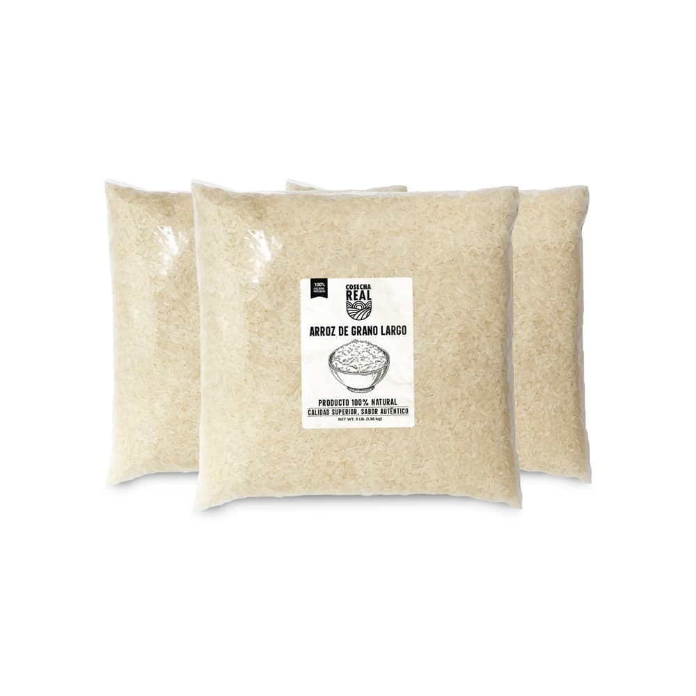 Arroz de grano largo Cosecha Real (3 x 1.36 kg / 3 lb) - Imagen 1