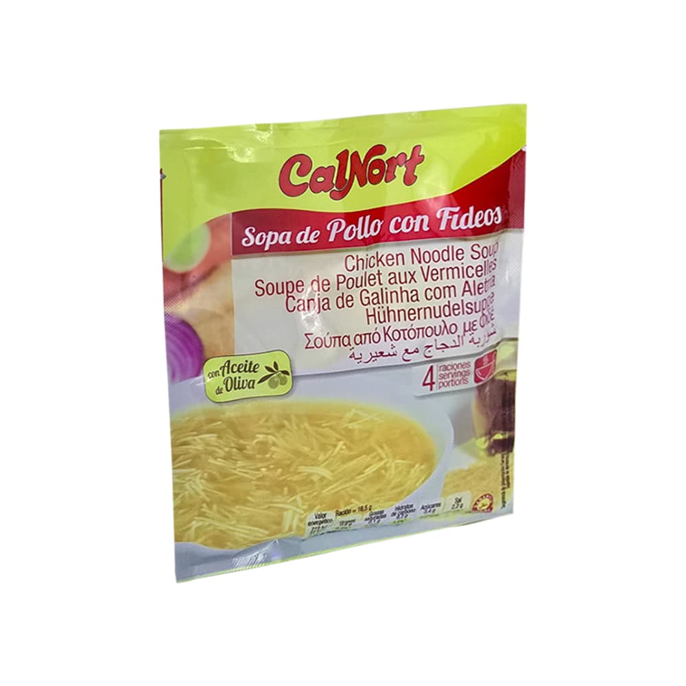 Sopa de pollo con fideos CalNort (66 g / 2.3 oz) - Imagen 1