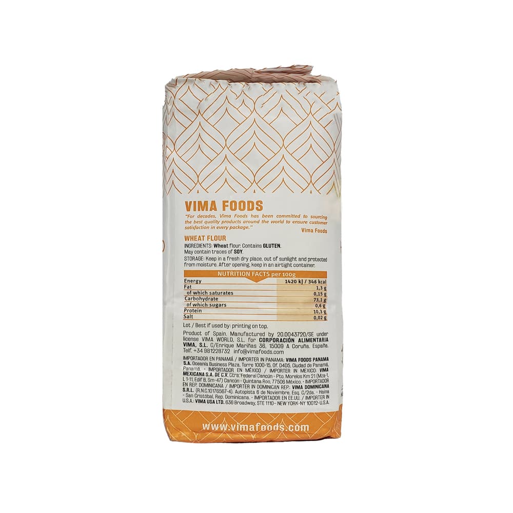 Harina de trigo Vima Foods (1 kg / 2.2 lb) - Miniatura 4