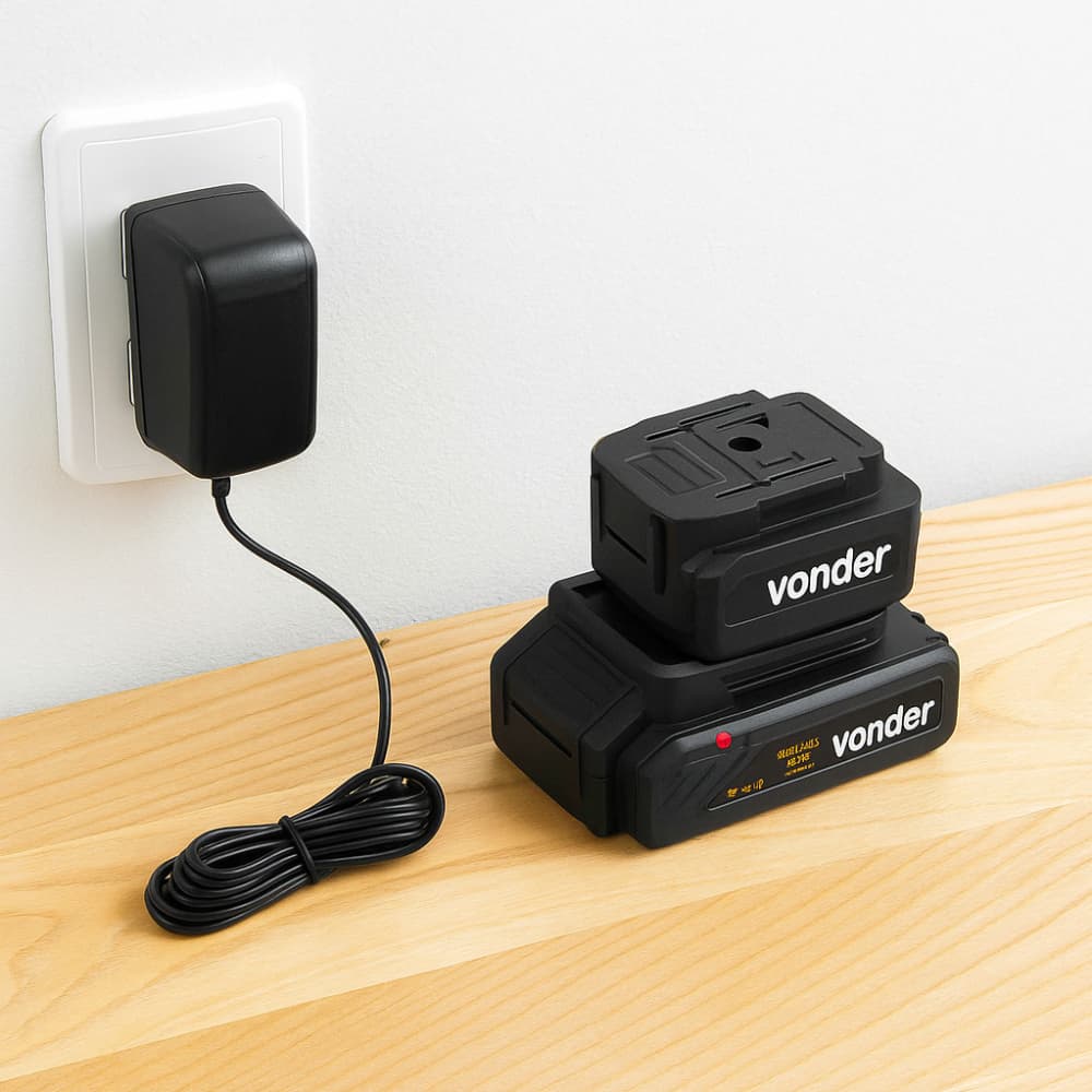 Cargador de 18 V fuente de carga para PFV018 / PFD018 / PFV 020 Vonder - Miniatura 4