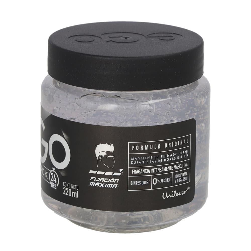 Gel para el cabello para hombre eGo Black (220 ml) - Miniatura 3