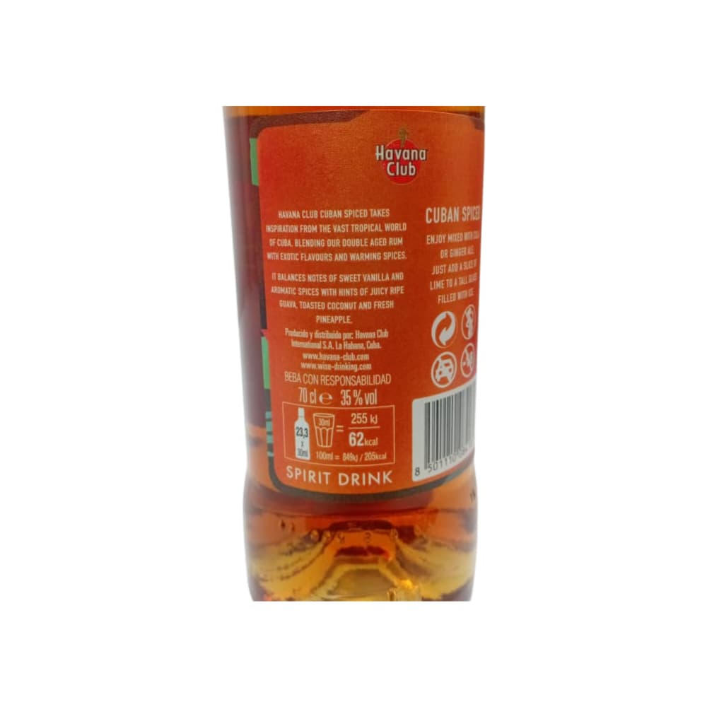 Ron cuban spiced 35 % vol Havana Club (700 ml) - Miniatura 8