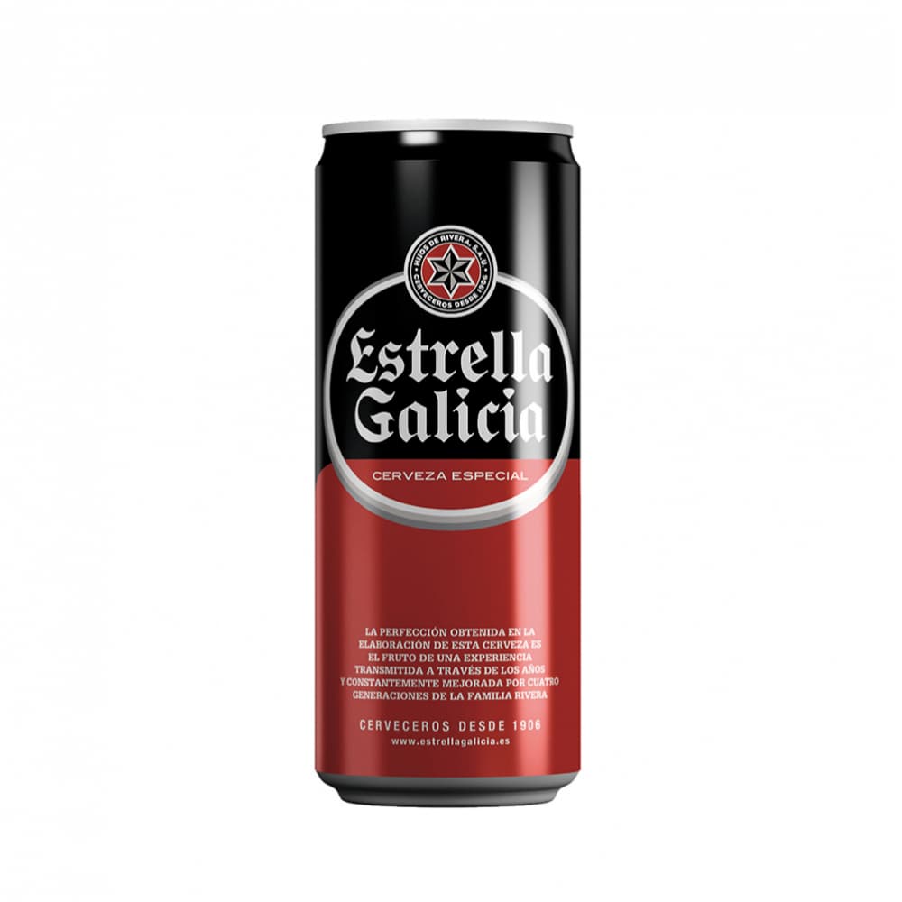 Cerveza especial Estrella Galicia (330 ml) - Imagen 1