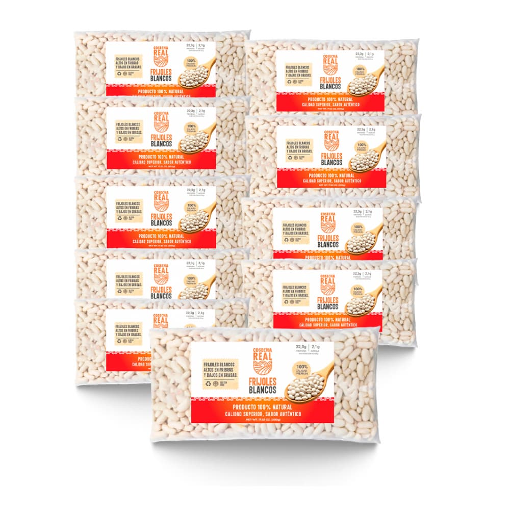Frijoles blancos Cosecha Real (10 x 500 g / 1.1 lb) - Imagen 1